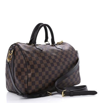 Louis Vuitton Damier Ebene Speedy Bandouliere 30 3 of 10