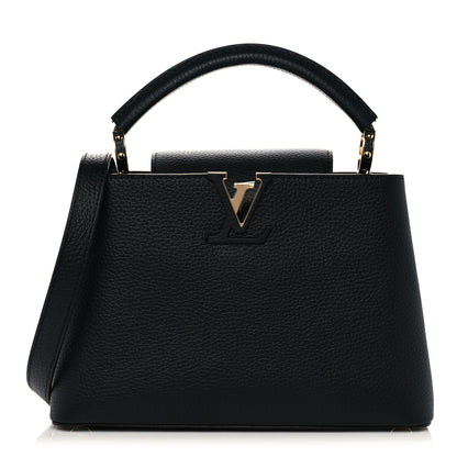 Louis Vuitton Taurillon Capucines PM Black 1 of 10