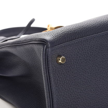 Hermes Togo Kelly Retourne 35 Bleu Nuit 31 of 34