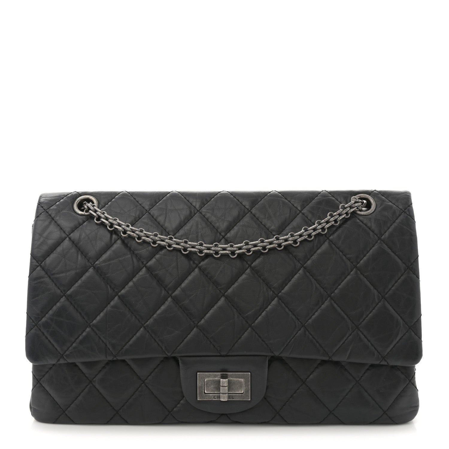 Chanel Aged Calfskin Quilted 2.55 Reissue 227 Flap Black 1 of 10