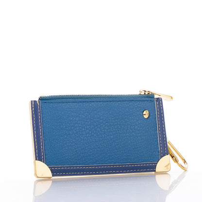 Louis Vuitton Suhali Key Pouch Blue 3 of 6