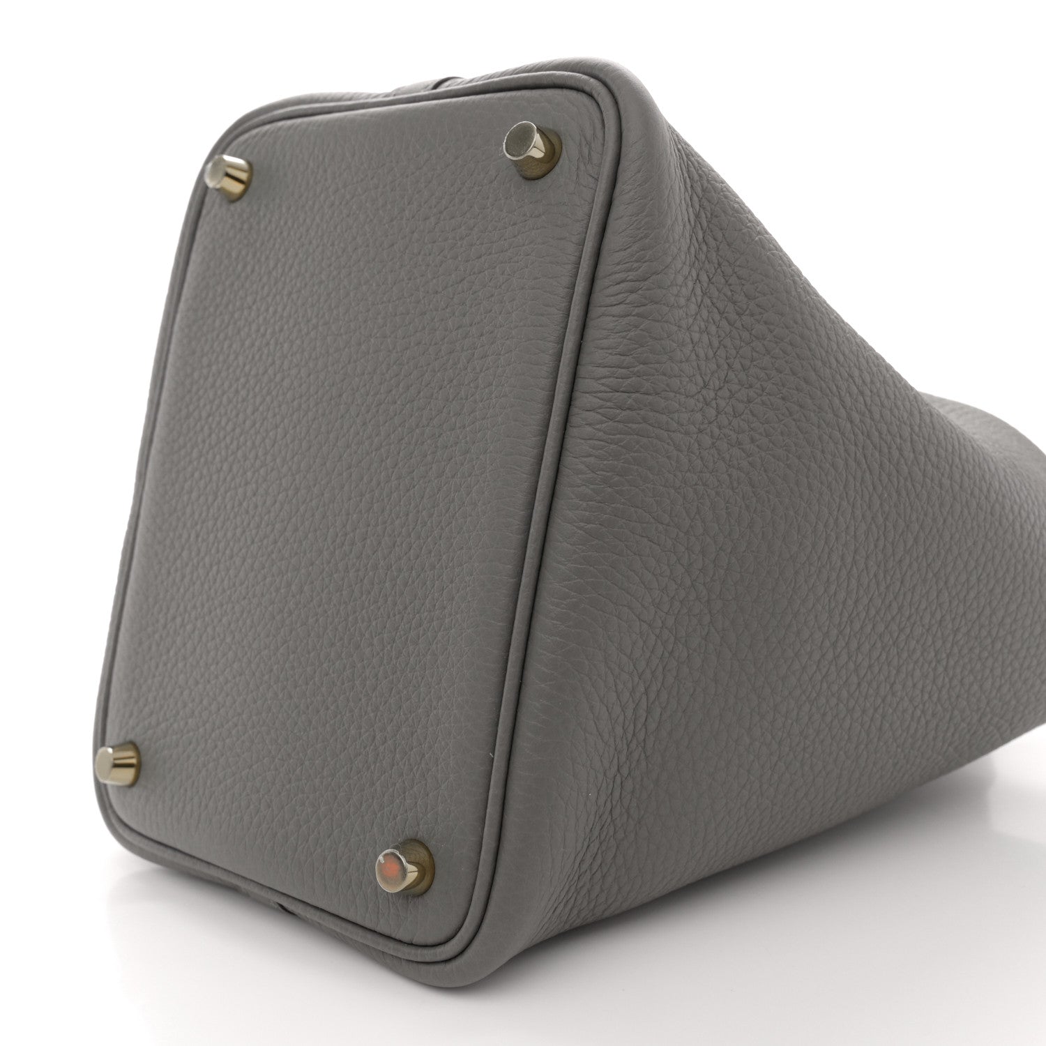 Hermes Taurillon Clemence Picotin Lock 18 PM Gris Meyer 10 of 11