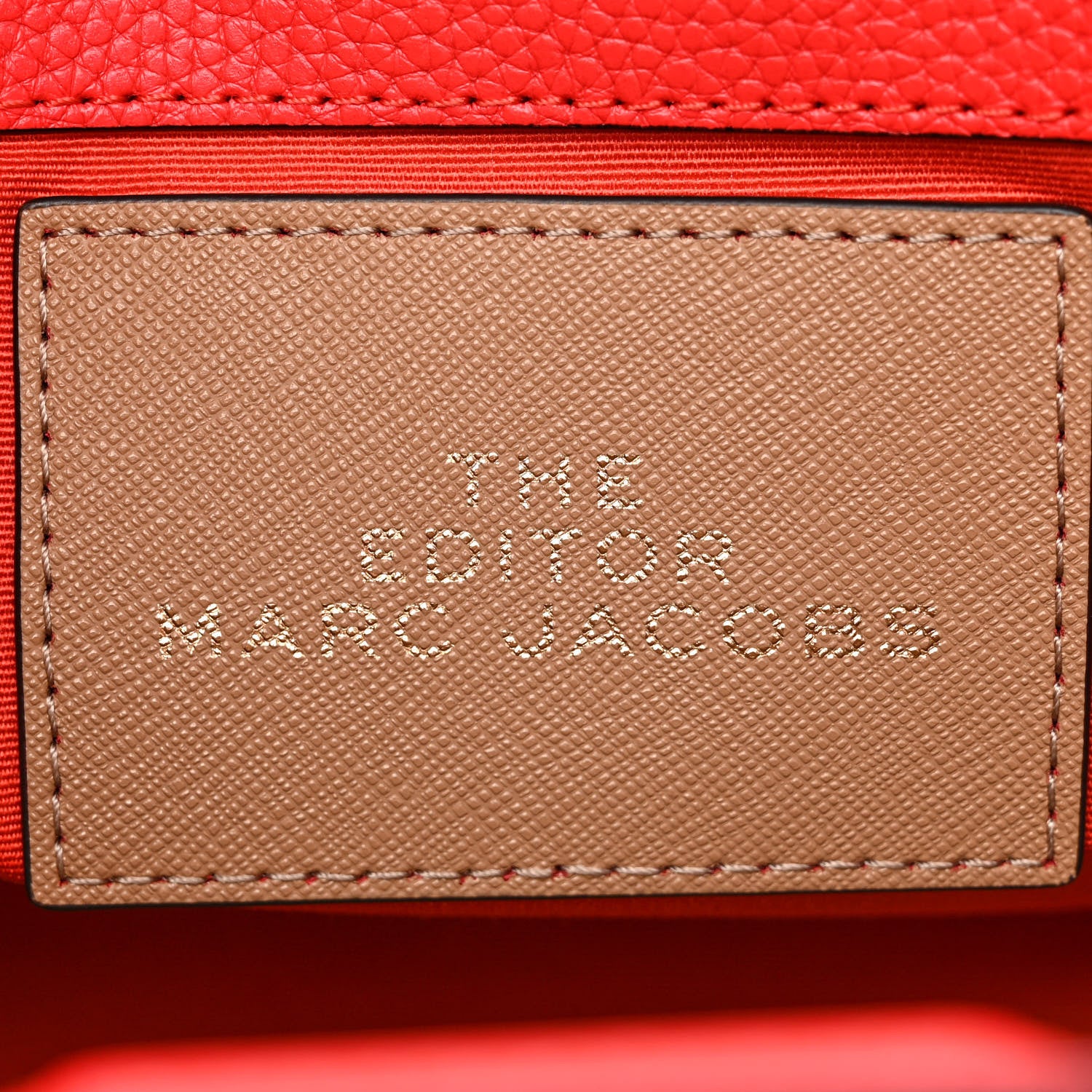 Marc Jacobs Pebbled Calfskin The Editor 29 Tote Red 7 of 13