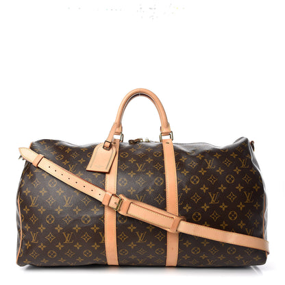 Louis Vuitton Monogram Keepall Bandouliere 55 1 of 21
