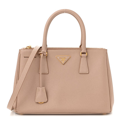 Prada Saffiano Small Galleria Double Zip Tote Cammeo 1 of 11