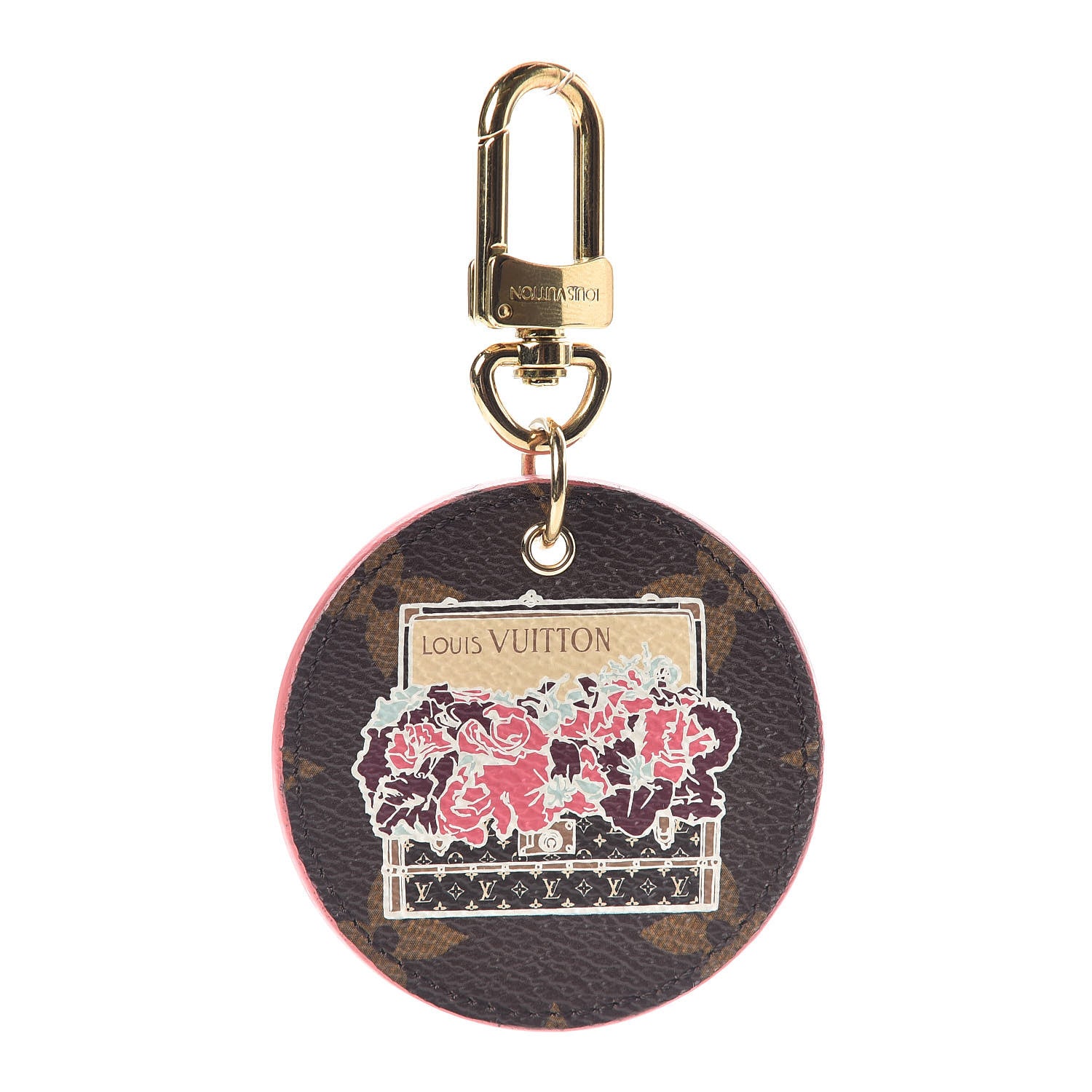 Louis Vuitton Monogram Illustre Posies Bag Charm 1 of 7