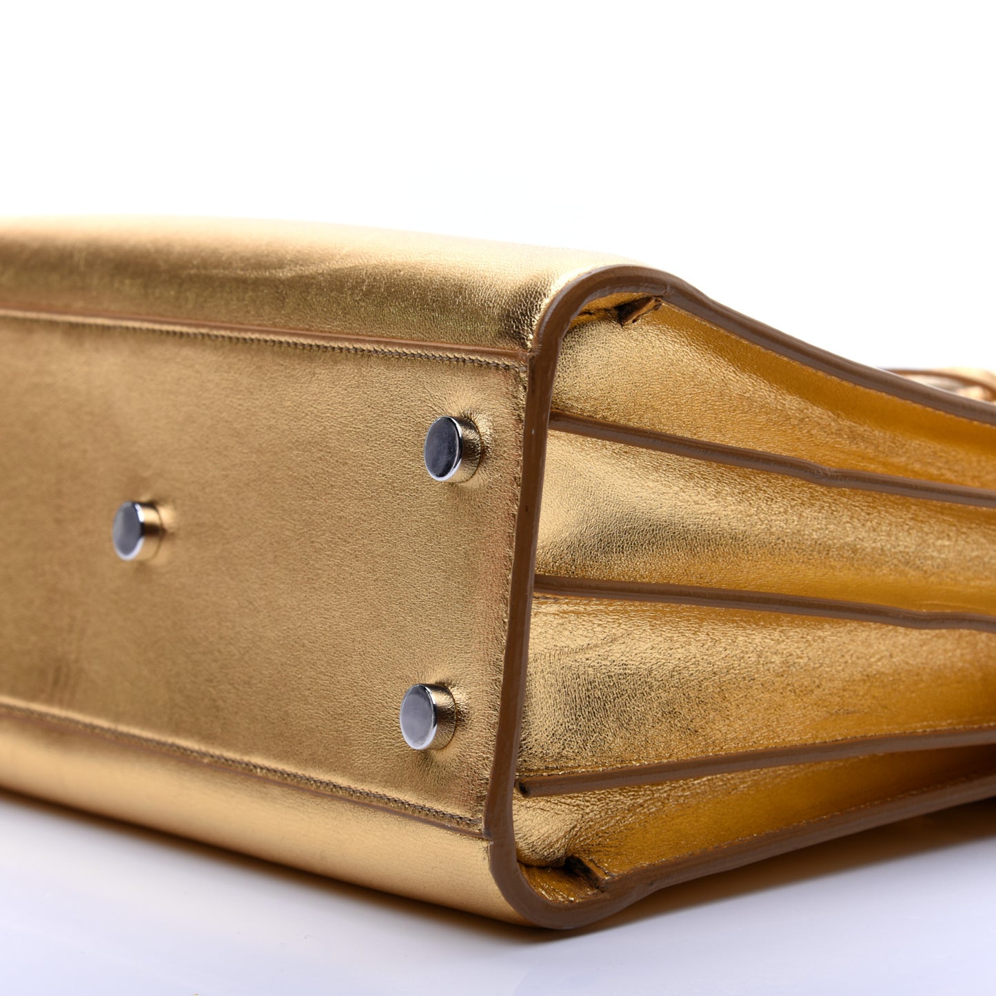 Metallic Calfskin Baby Sac De Jour Ciad