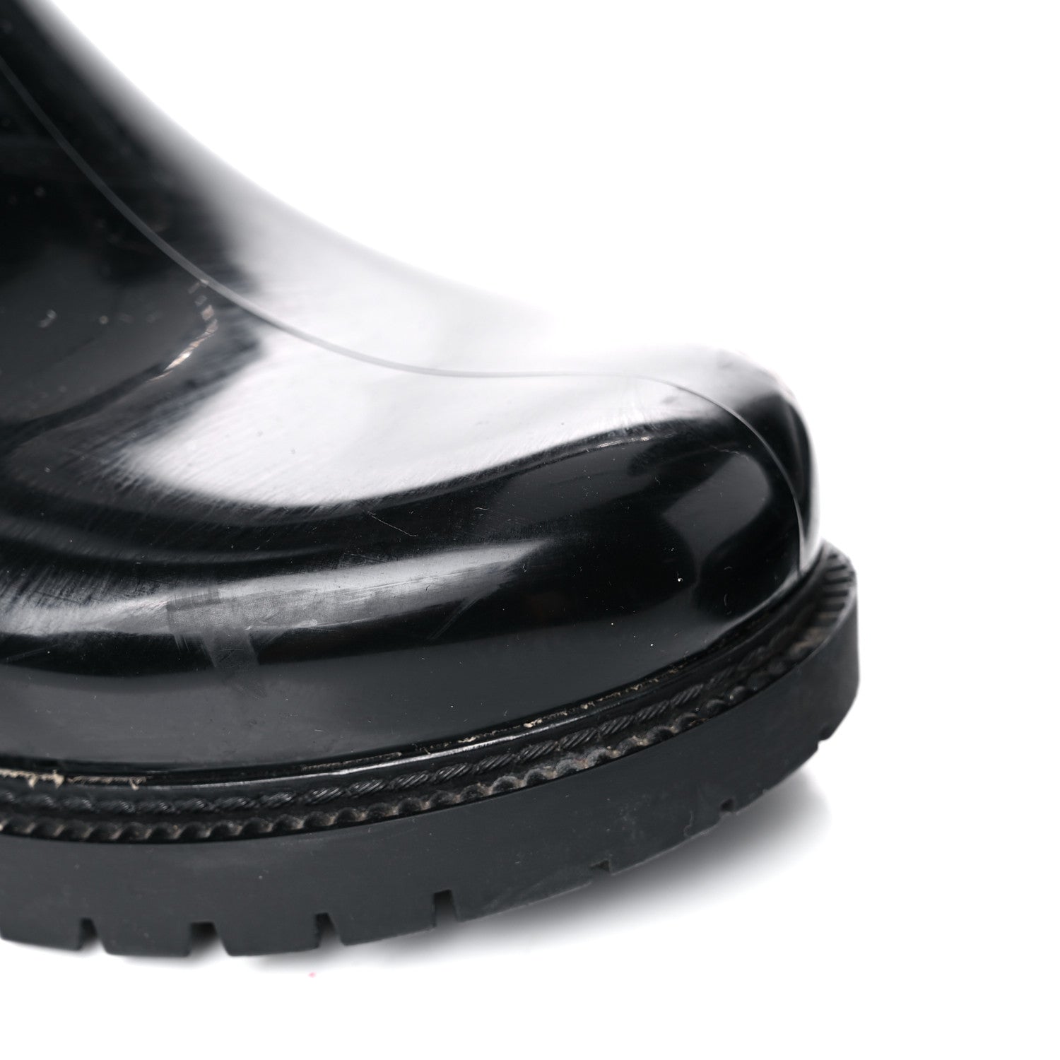 Louis Vuitton Rubber Embossed Monogram Splash Rain Boots 38 Black 13 of 15