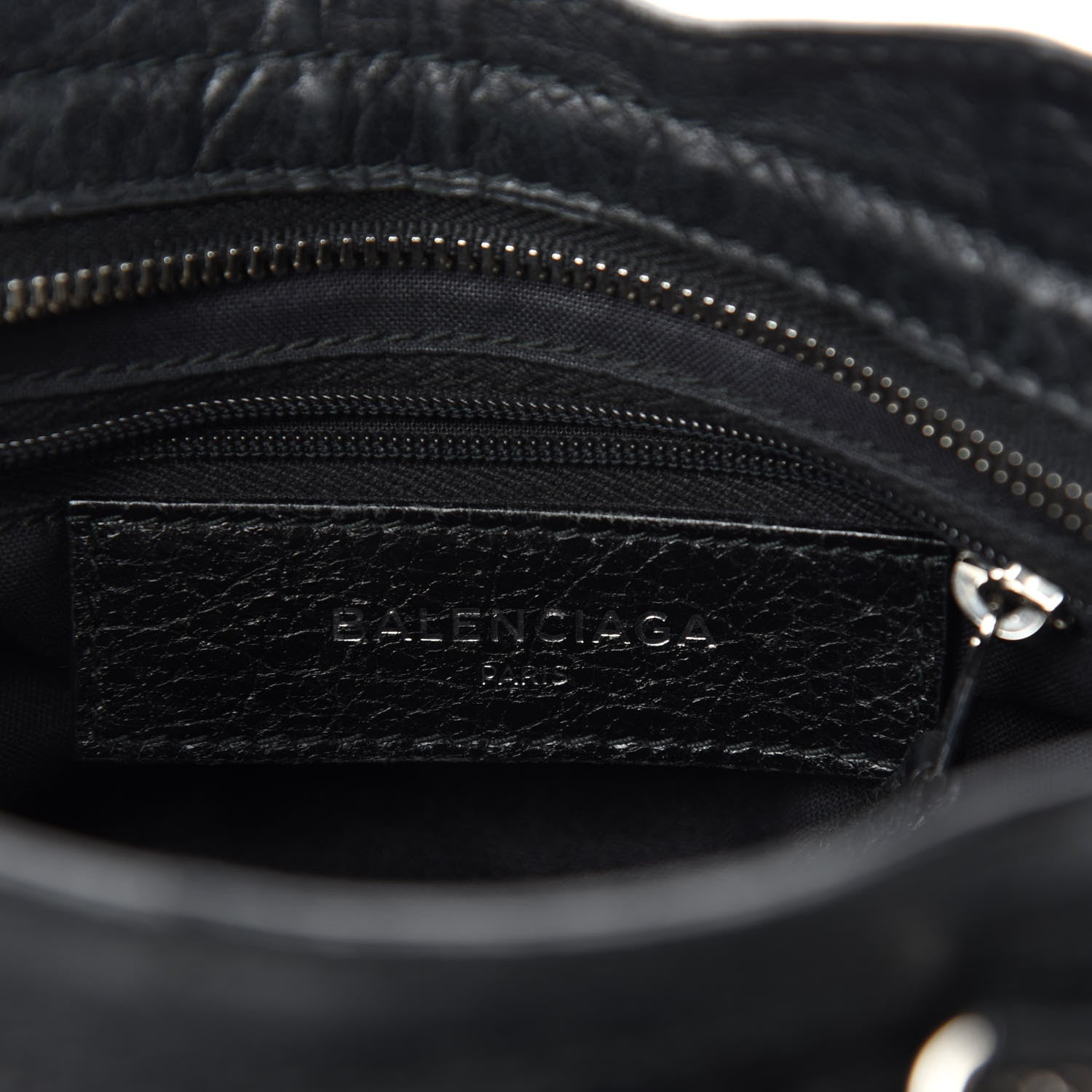 Balenciaga Agneau Giant 12 Silver Hardware Mini City Black 9 of 11