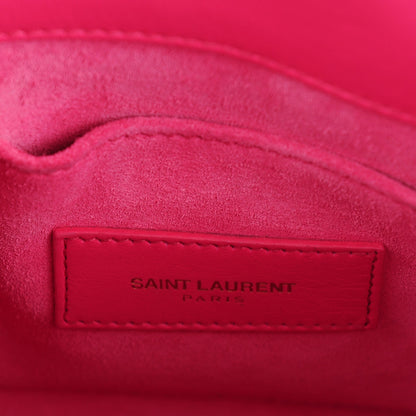 Saint Laurent Calfskin Nano Sac De Jour Lipstick Fuchsia 6 of 6