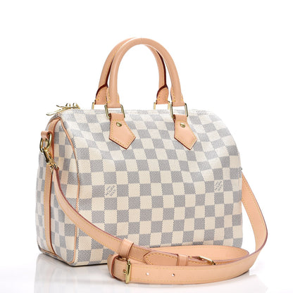 Louis Vuitton Damier Azur Speedy Bandouliere 25 6 of 11