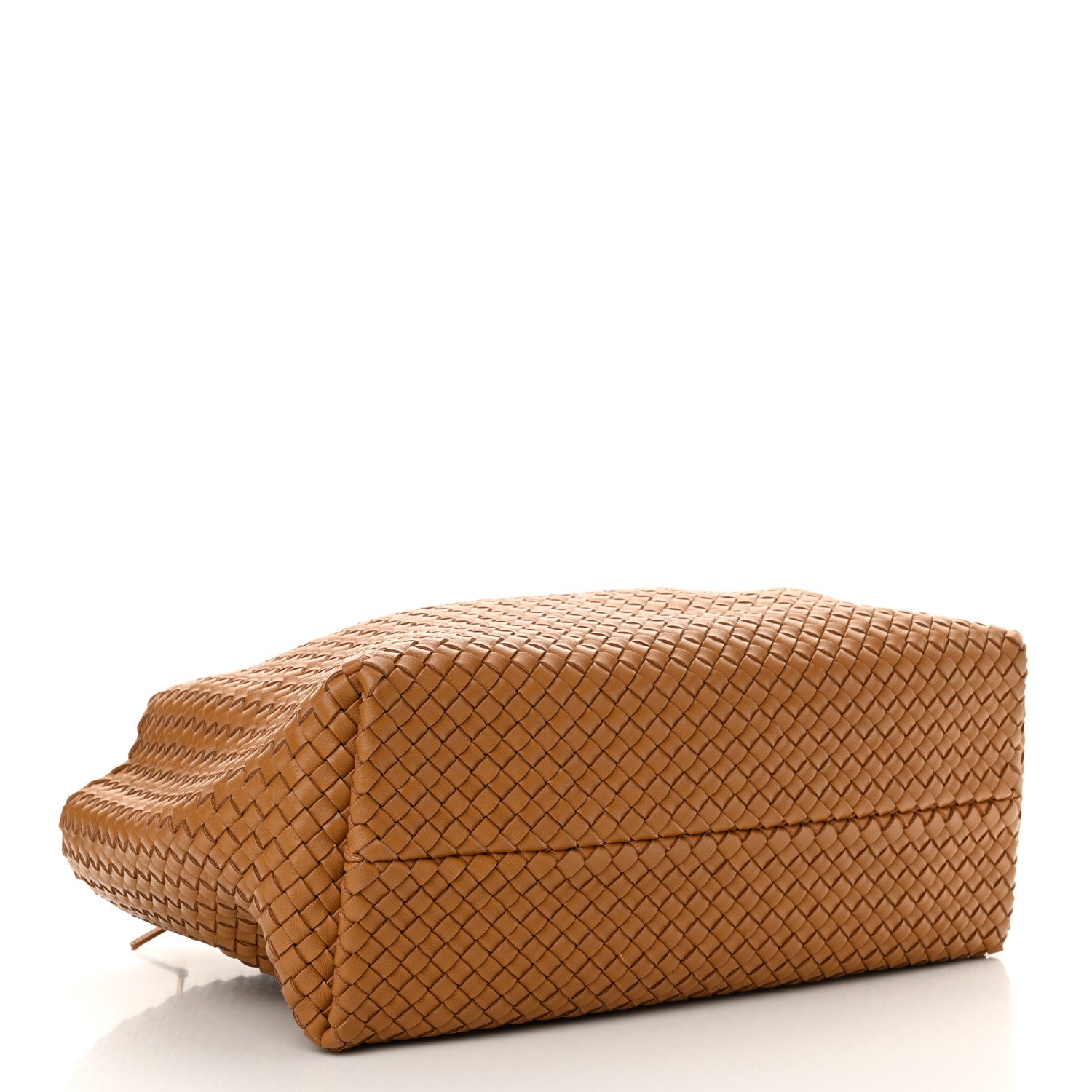 Bottega Veneta Lambskin Intreccio Medium Cabat Caramel 5 of 11