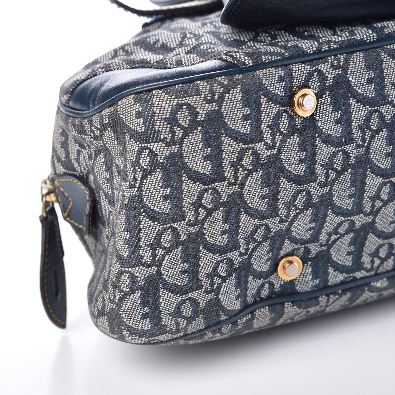 Christian Dior Monogram Saddle Bowler Navy 11 of 12