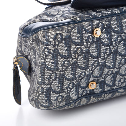 Christian Dior Monogram Saddle Bowler Navy 11 of 12