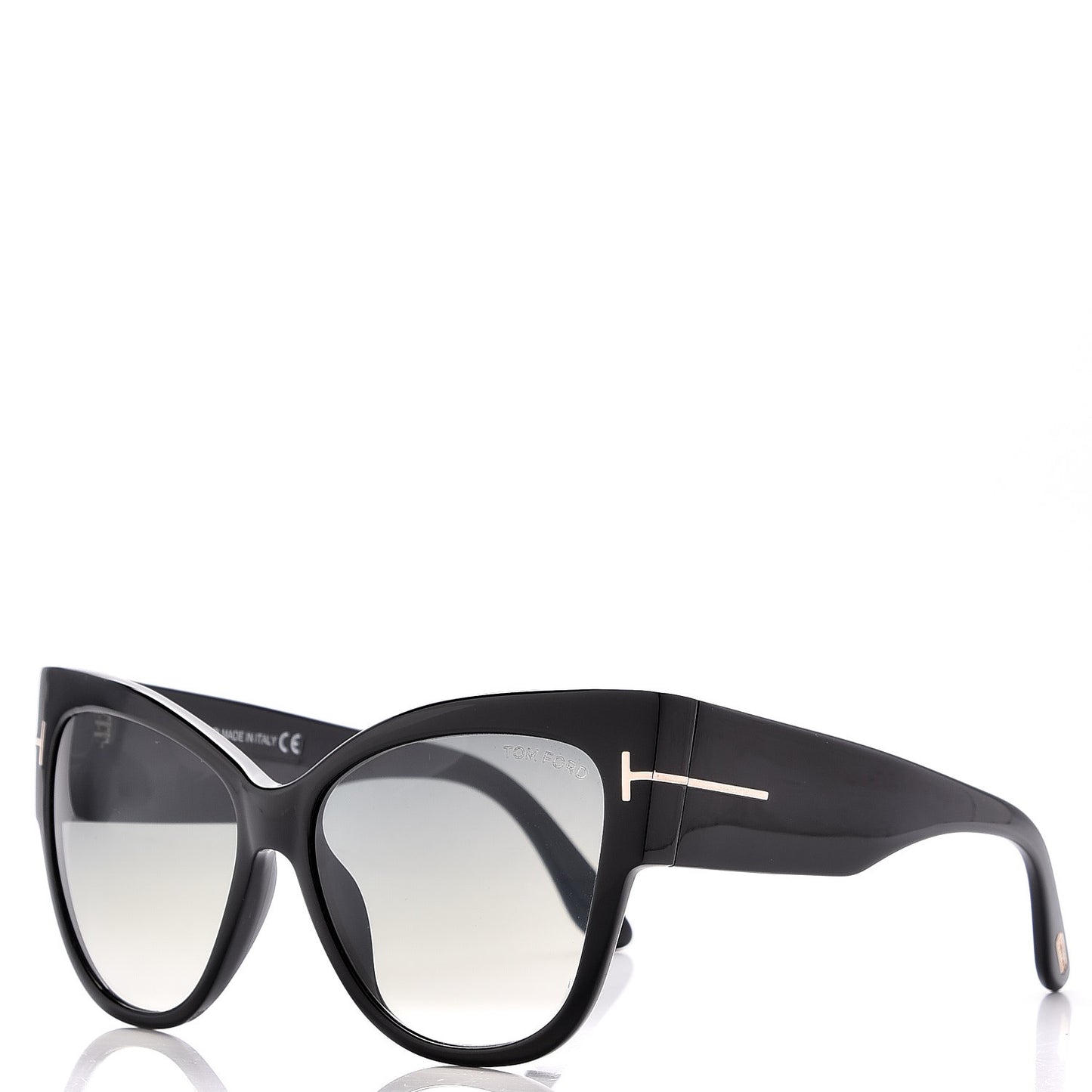 Acetate Nikita Cat Eye Sunglasses TF173 Black