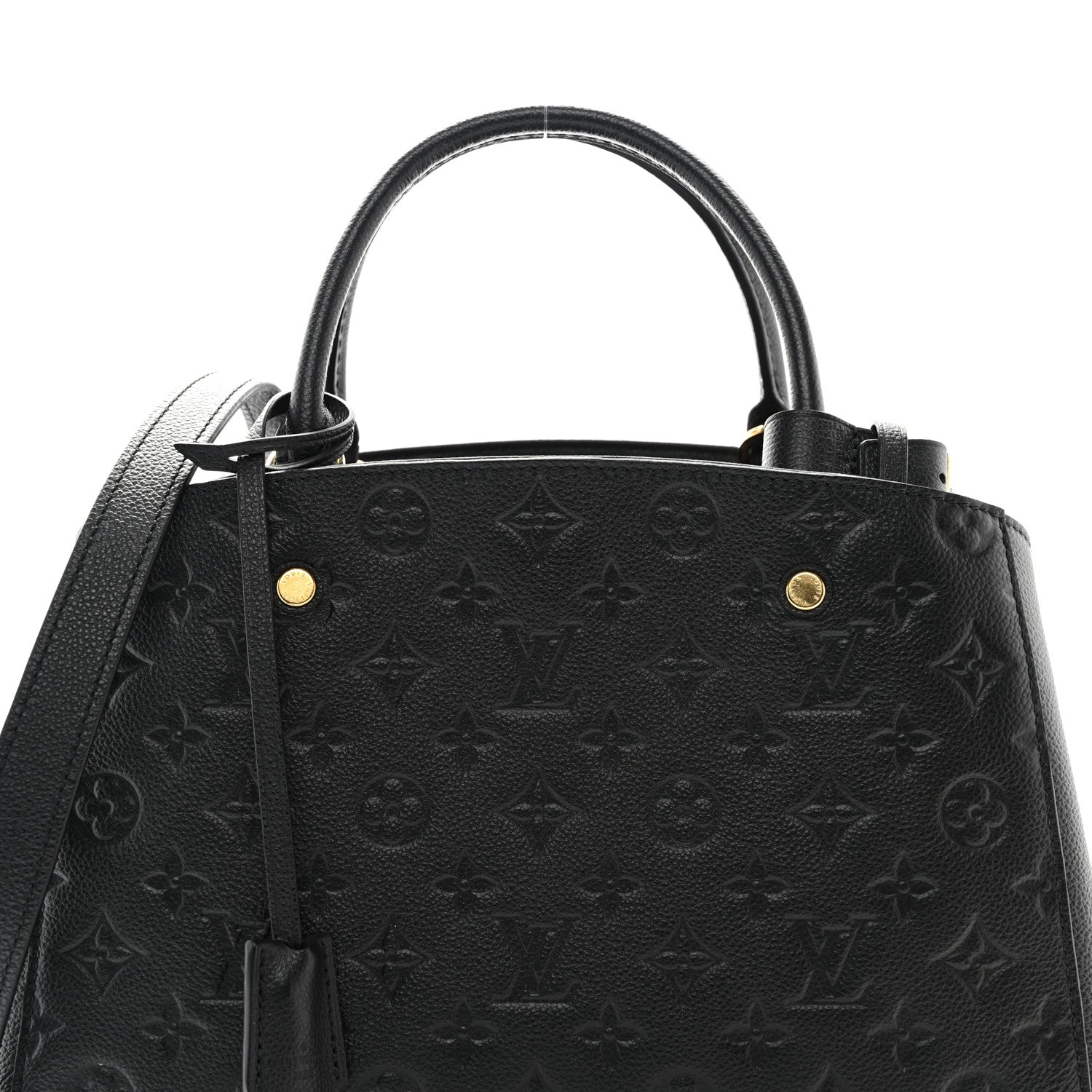 Louis Vuitton Empreinte Montaigne MM Black 7 of 9