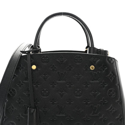 Louis Vuitton Empreinte Montaigne MM Black 7 of 9