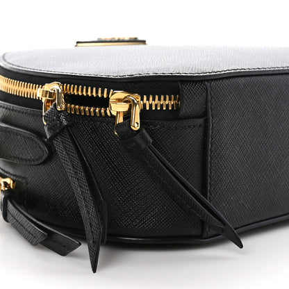 Prada Saffiano Lux Odette Crossbody Black 8 of 9