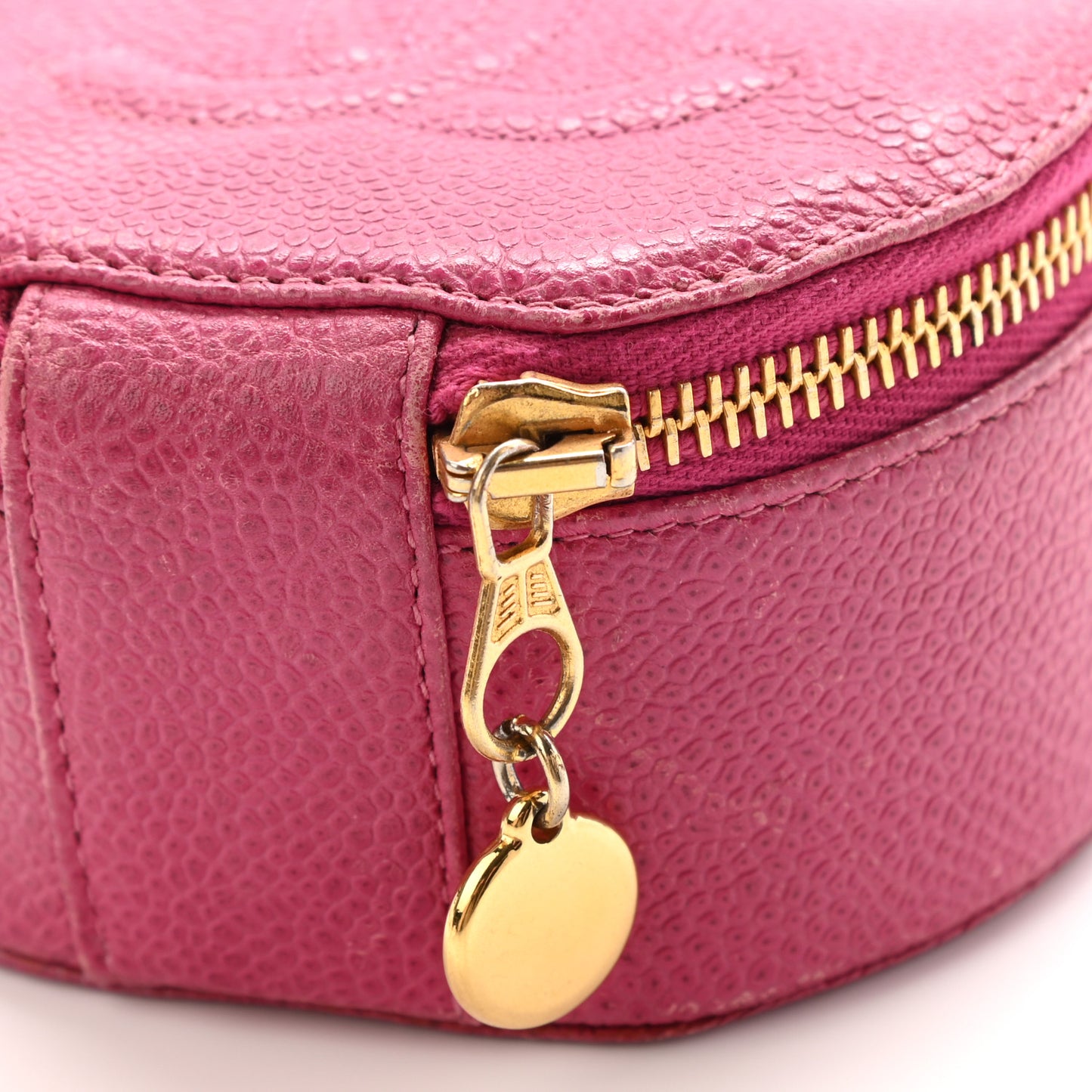 Patent Large Glam Lock Rockstud Flap Cyclamin