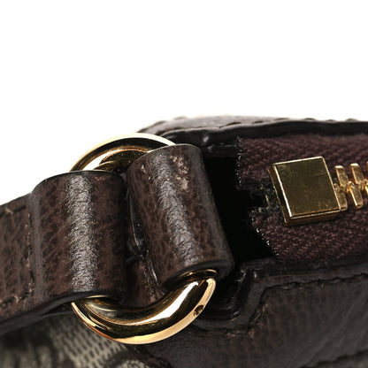Gucci GG Supreme Monogram Textured Dollar Calfskin Small Ophidia Hobo Beige Ebony New Acero 11 of 12