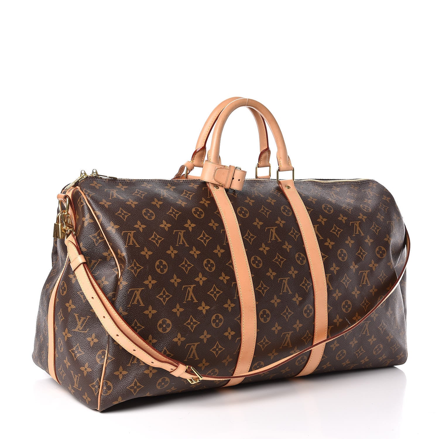 Louis Vuitton Monogram Keepall Bandouliere 55 3 of 13