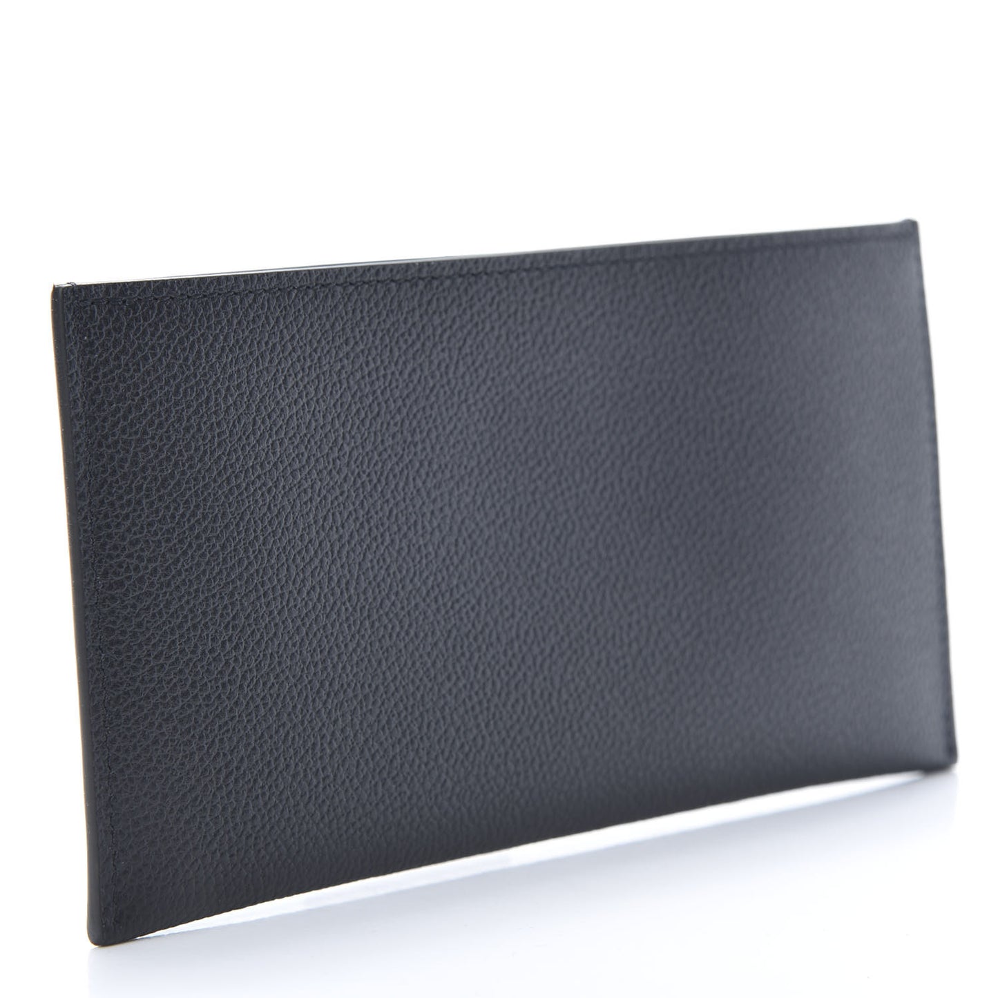 Calfskin Felicie Chain Wallet Card Holder Insert Black
