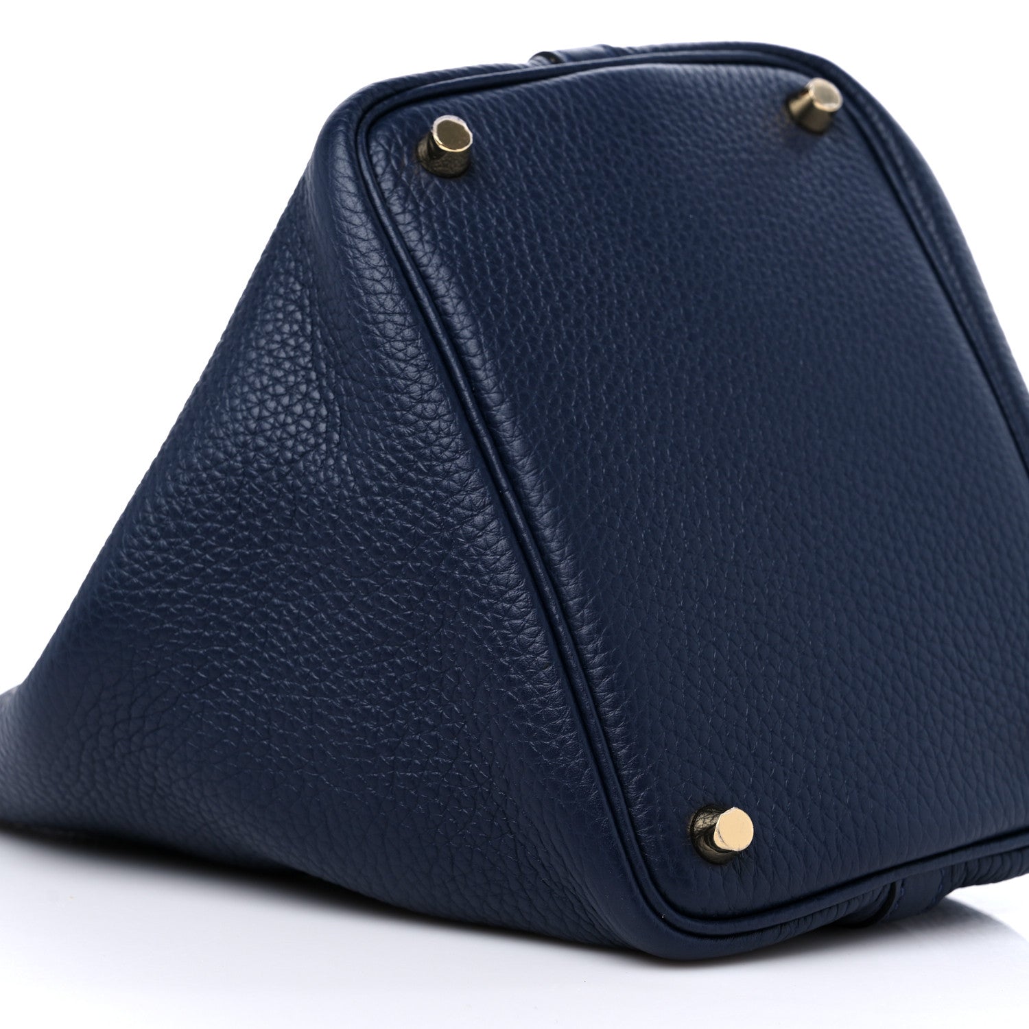 Hermes Taurillon Clemence Picotin Lock 18 PM Bleu Nuit 6 of 8