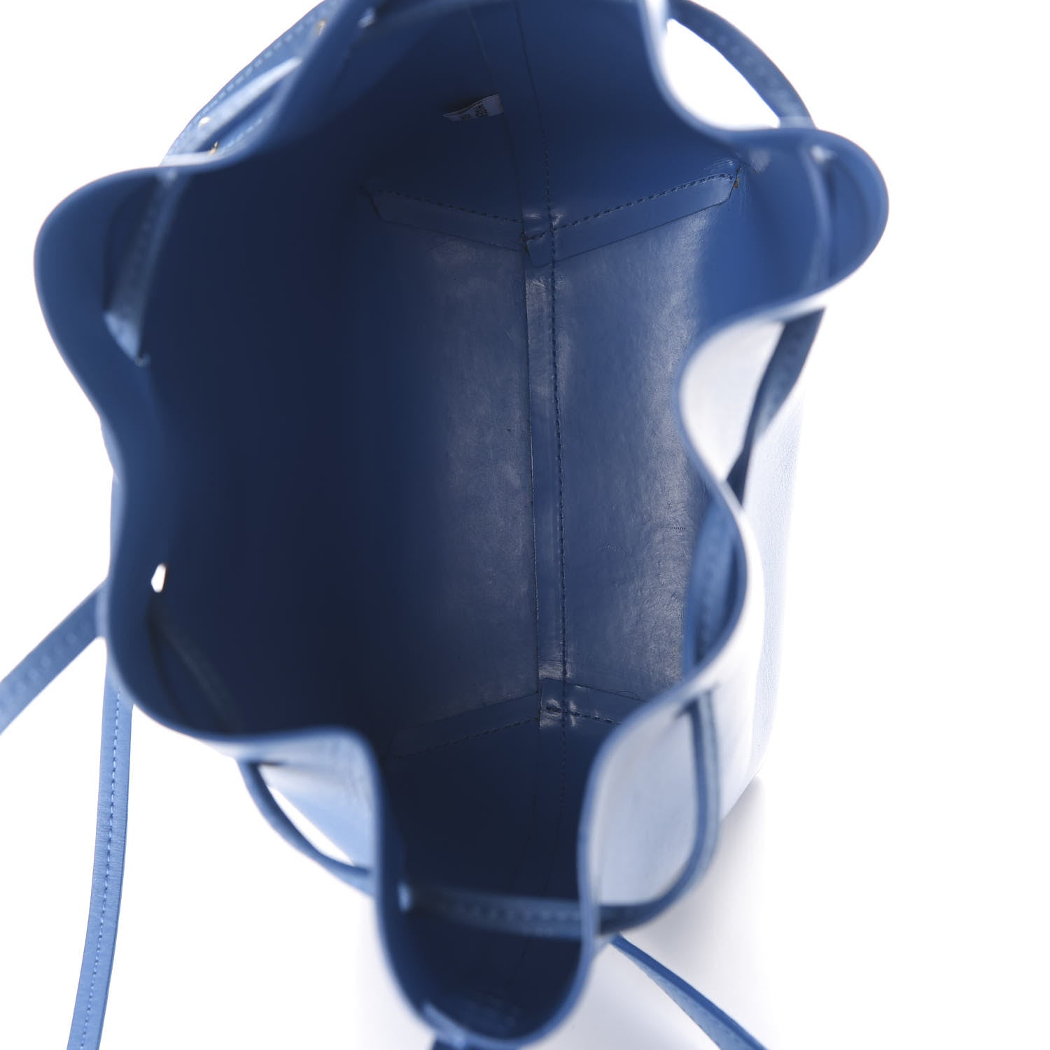Mansur Gavriel Calfskin Mini Bucket Bag Sea Blue 4 of 8