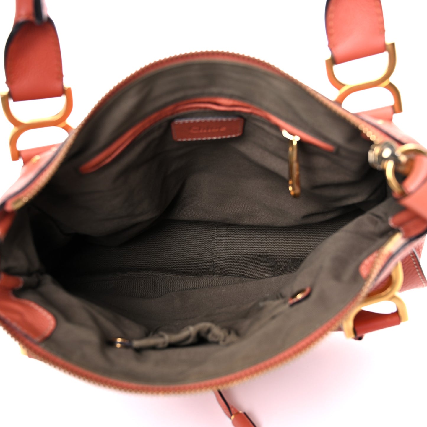 Calfskin Medium Marcie Satchel Muted Brown