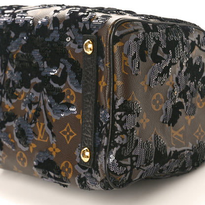 Louis Vuitton Monogram Fleur De Jais Sequins Speedy 30 9 of 11