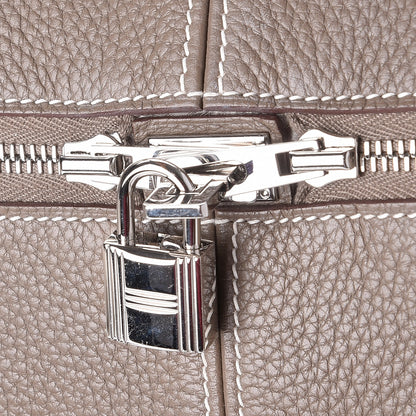 Hermes Taurillon Clemence Victoria II 35 Etoupe 9 of 10