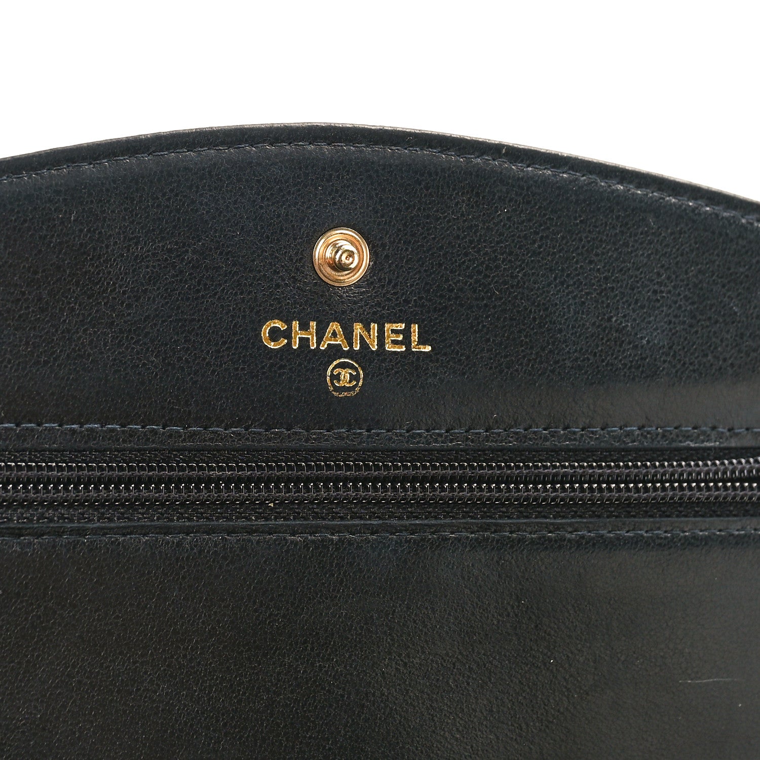Chanel Caviar Timeless CC Wallet on Chain WOC Black 6 of 12