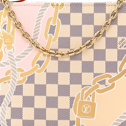 Louis Vuitton Damier Azur Nautical Toiletry Pouch On Chain 7 of 9
