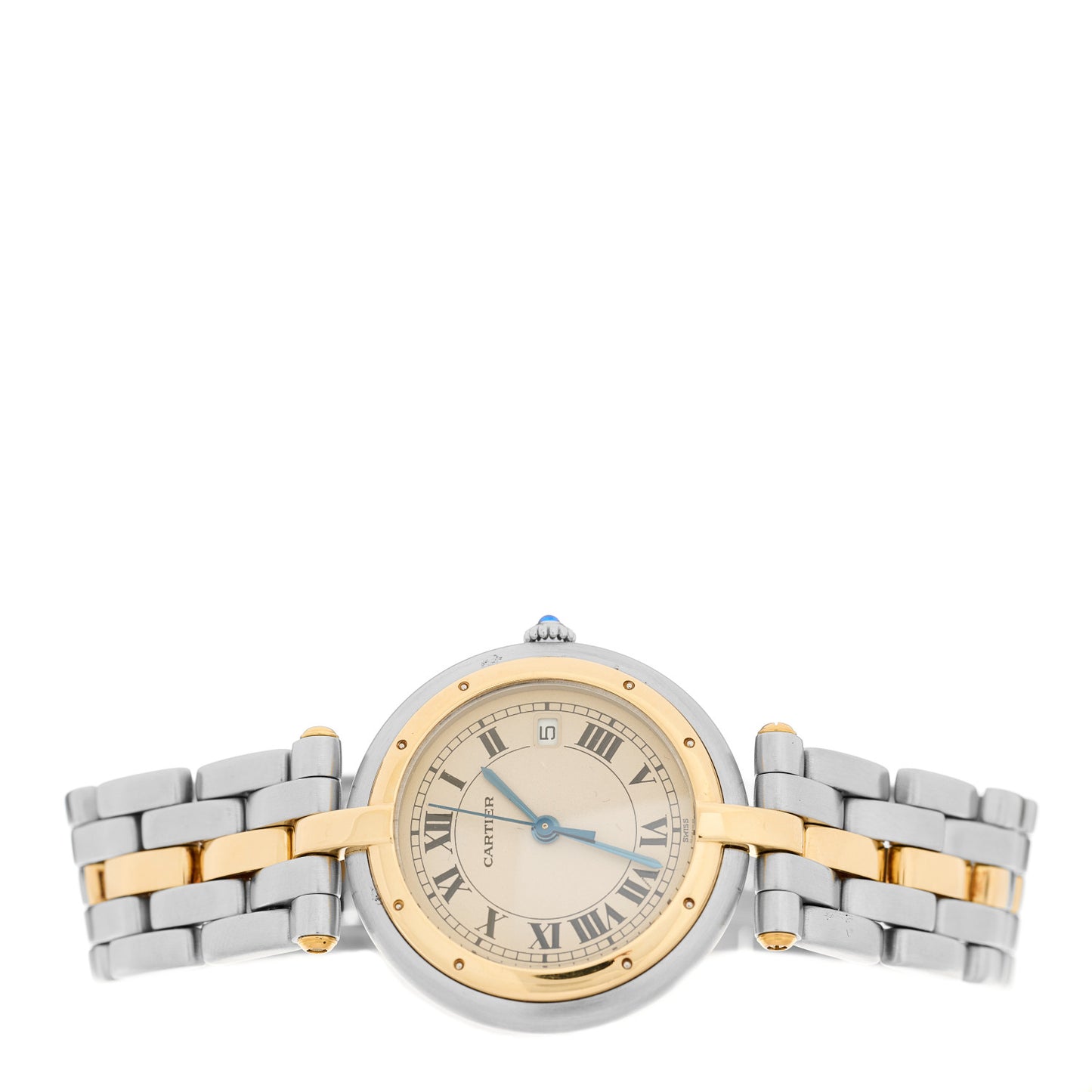 Stainless Steel 18K Yellow Gold 29mm Panthere Vendome Quartz Watch