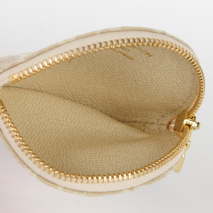 Louis Vuitton Mini Lin Round Coin Purse Dune 6 of 6