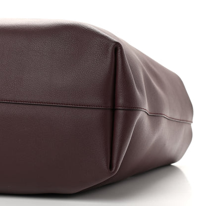 Saint Laurent Calfskin Large Shopping Tote Old Bordeaux 8 of 9