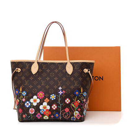 Louis Vuitton LV X TM Monogram Flowers Neverfull MM 10 of 10