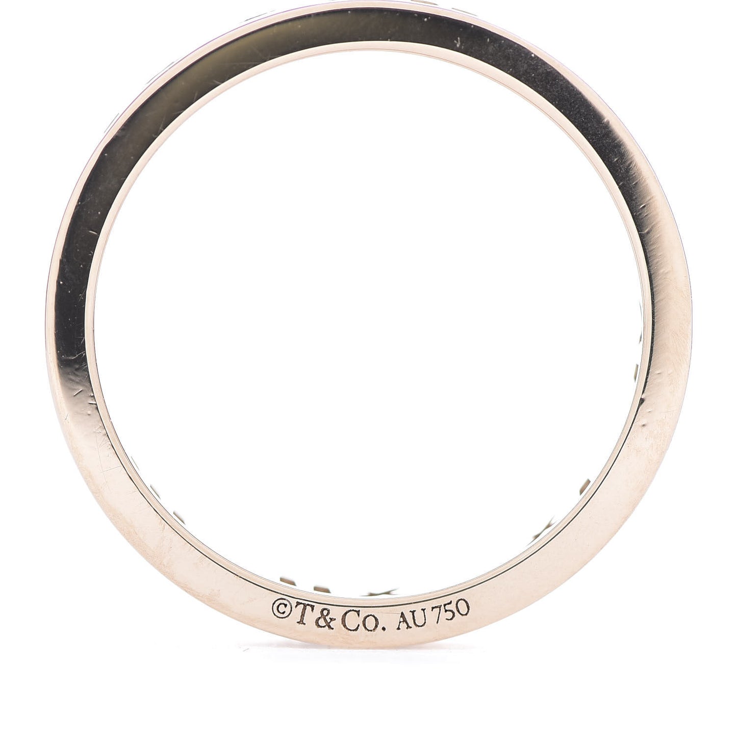 18K Rose Gold Diamond Atlas Pierced Ring 47 4.25