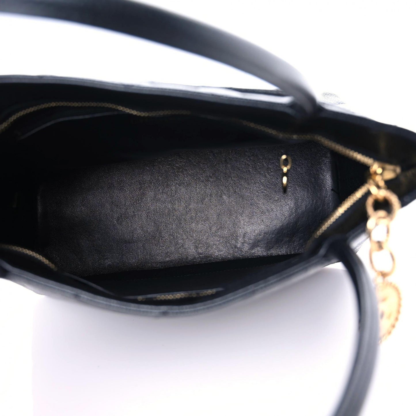 Caviar Quilted Medallion Tote Black