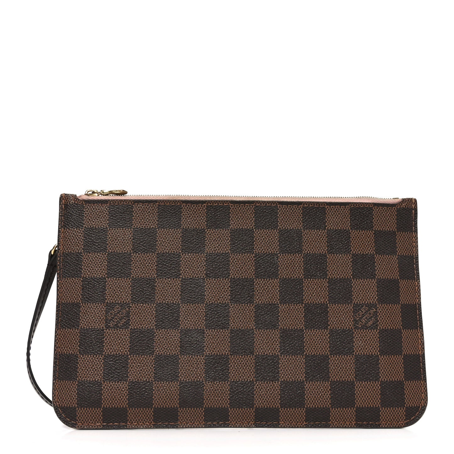 Damier Ebene Neverfull MM GM Pochette Rose Ballerine