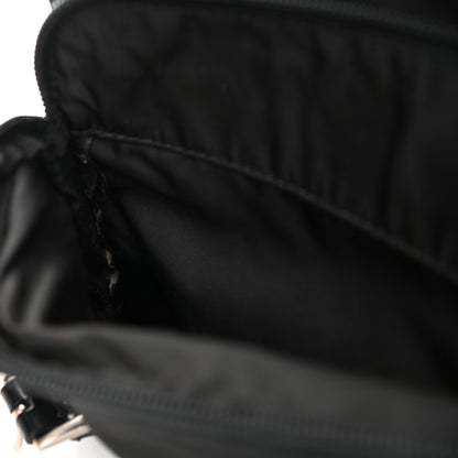 Prada Nylon Vela Messenger Bag Black 10 of 14