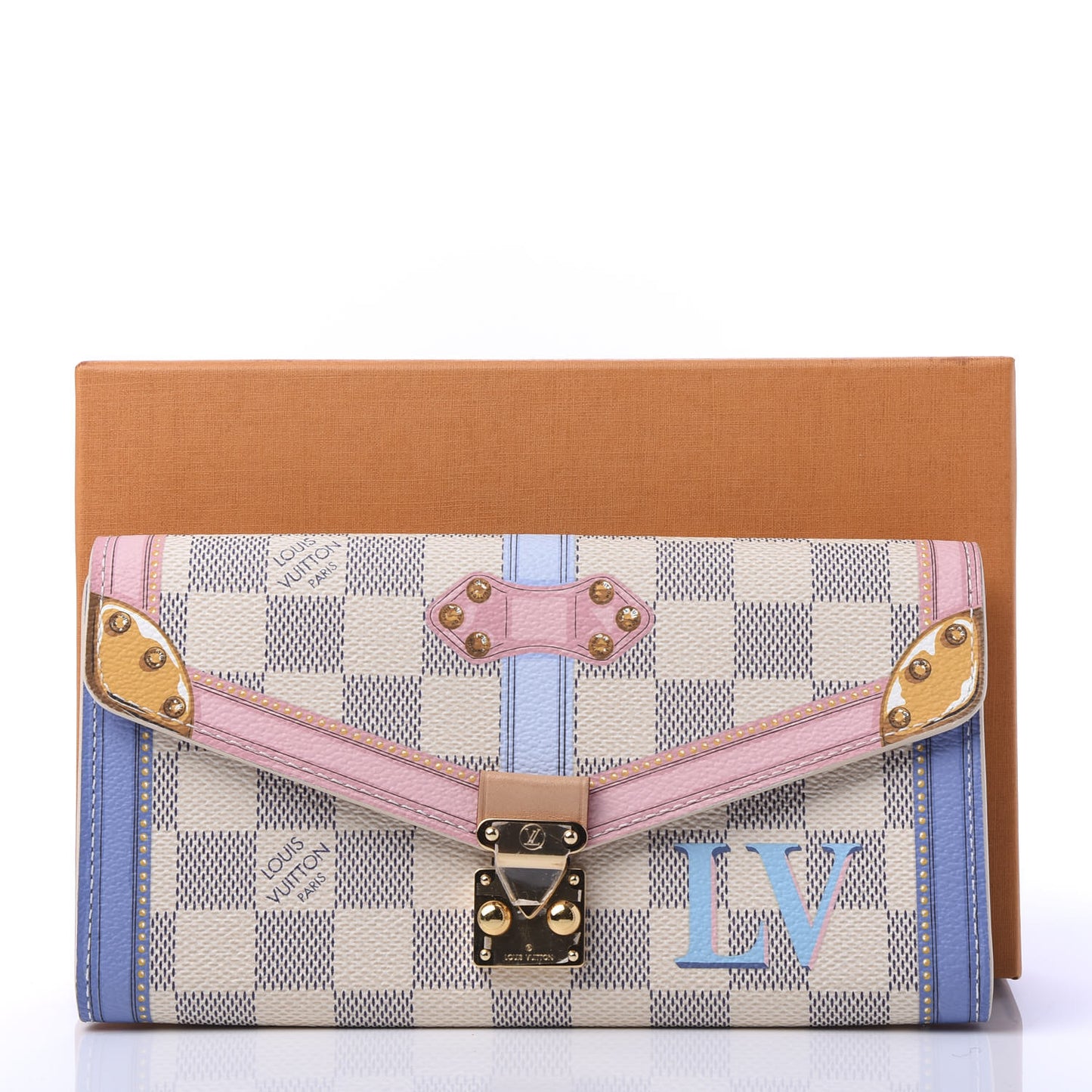 Damier Azur Summer Trunks Sarah Wallet NM
