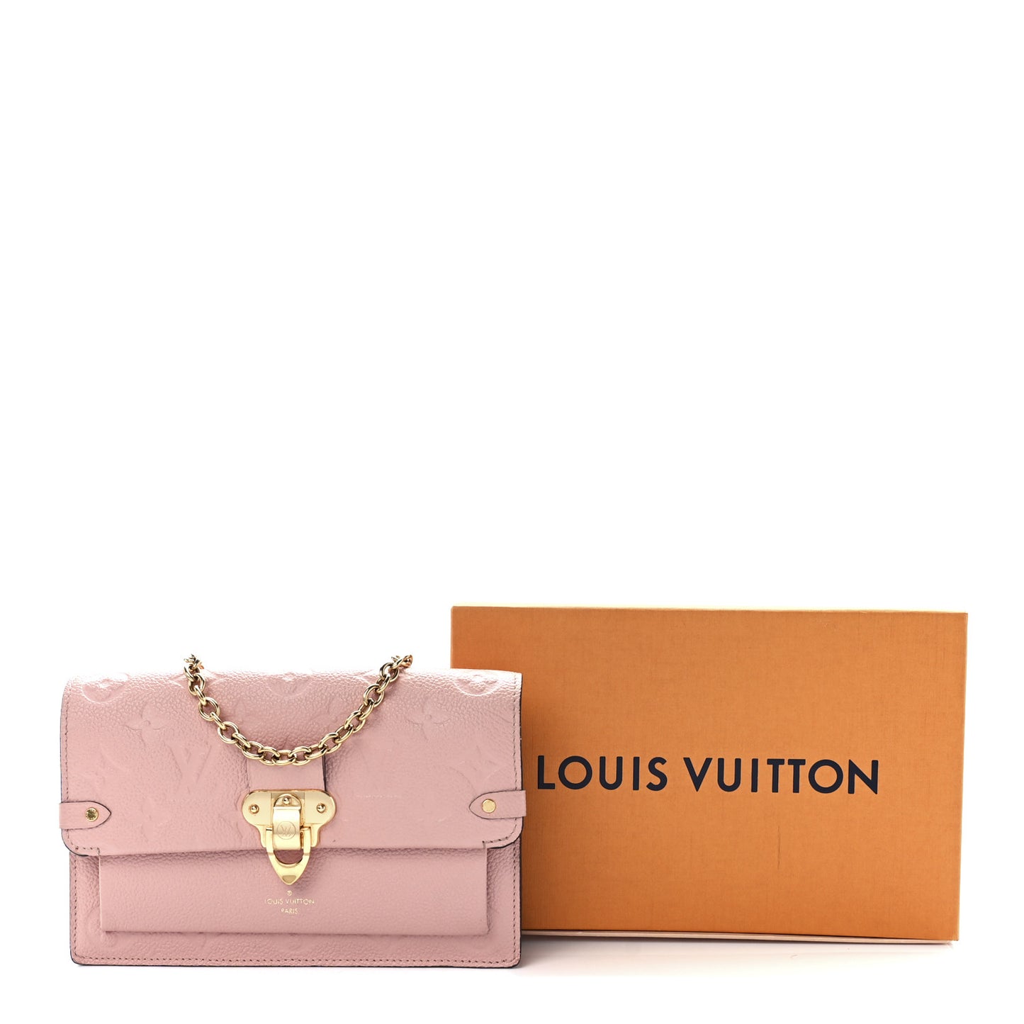 Empreinte Vavin Chain Wallet Rose Poudre