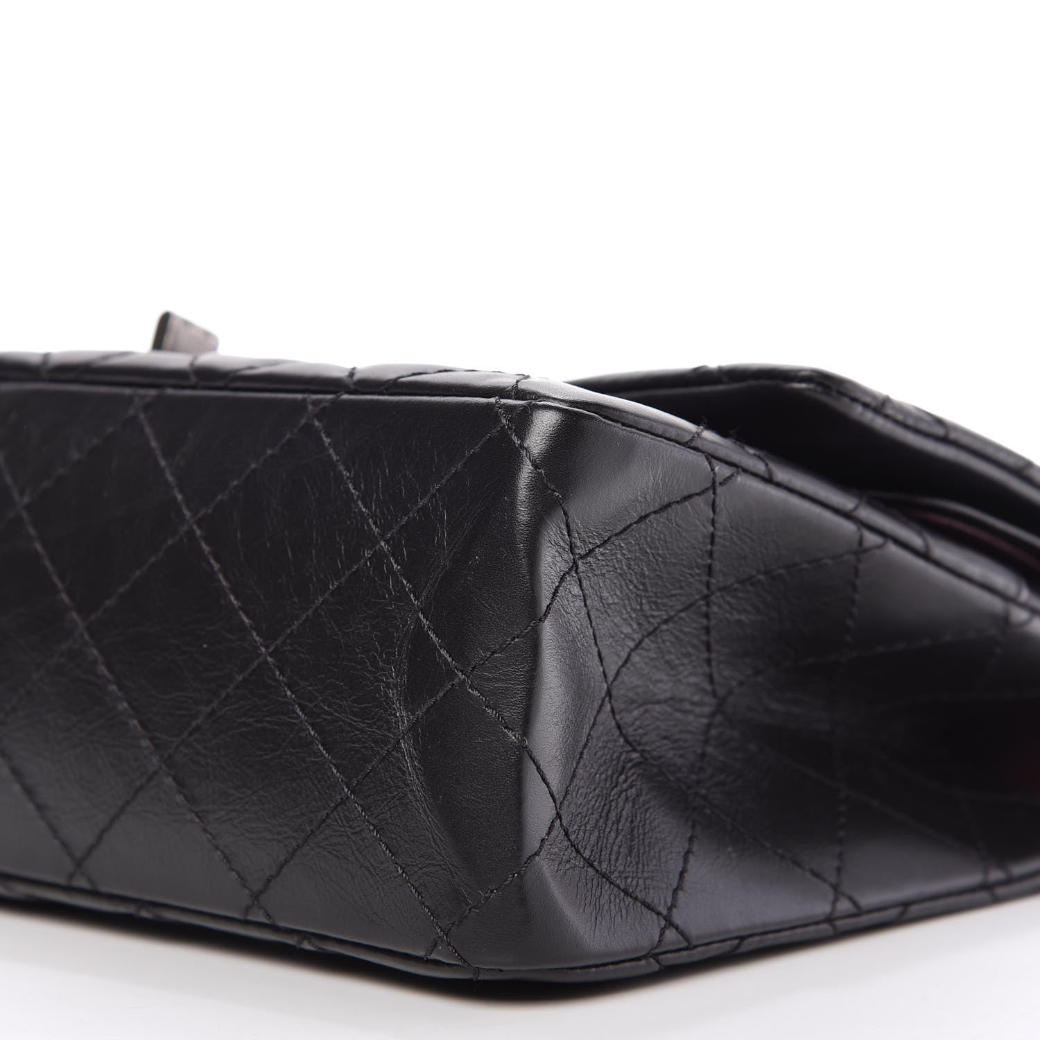 Chanel Aged Calfskin Quilted 2.55 Reissue 226 Flap Black 7 of 11
