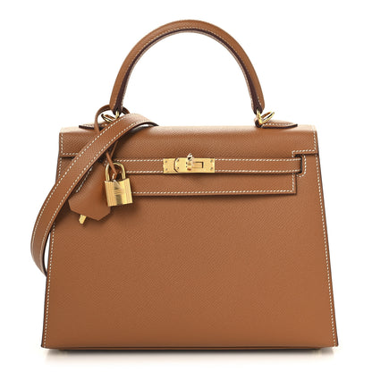 Hermes Epsom Kelly Sellier 25 Gold 1 of 11