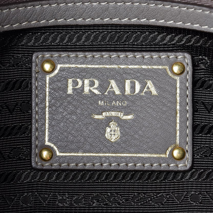 Prada Vitello Daino Shopping Satchel Argilla 7 of 9