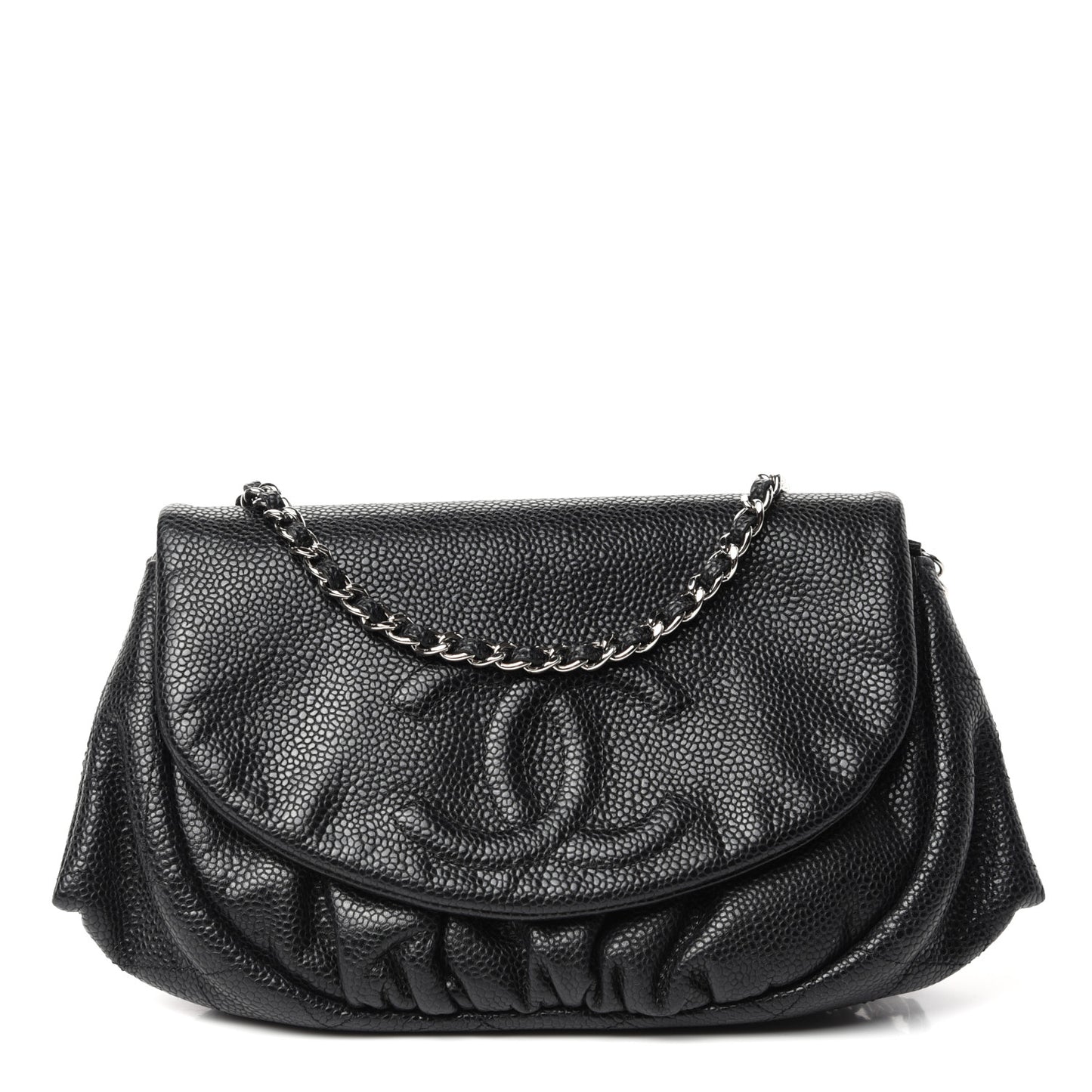Caviar Half Moon Wallet On Chain WOC Black