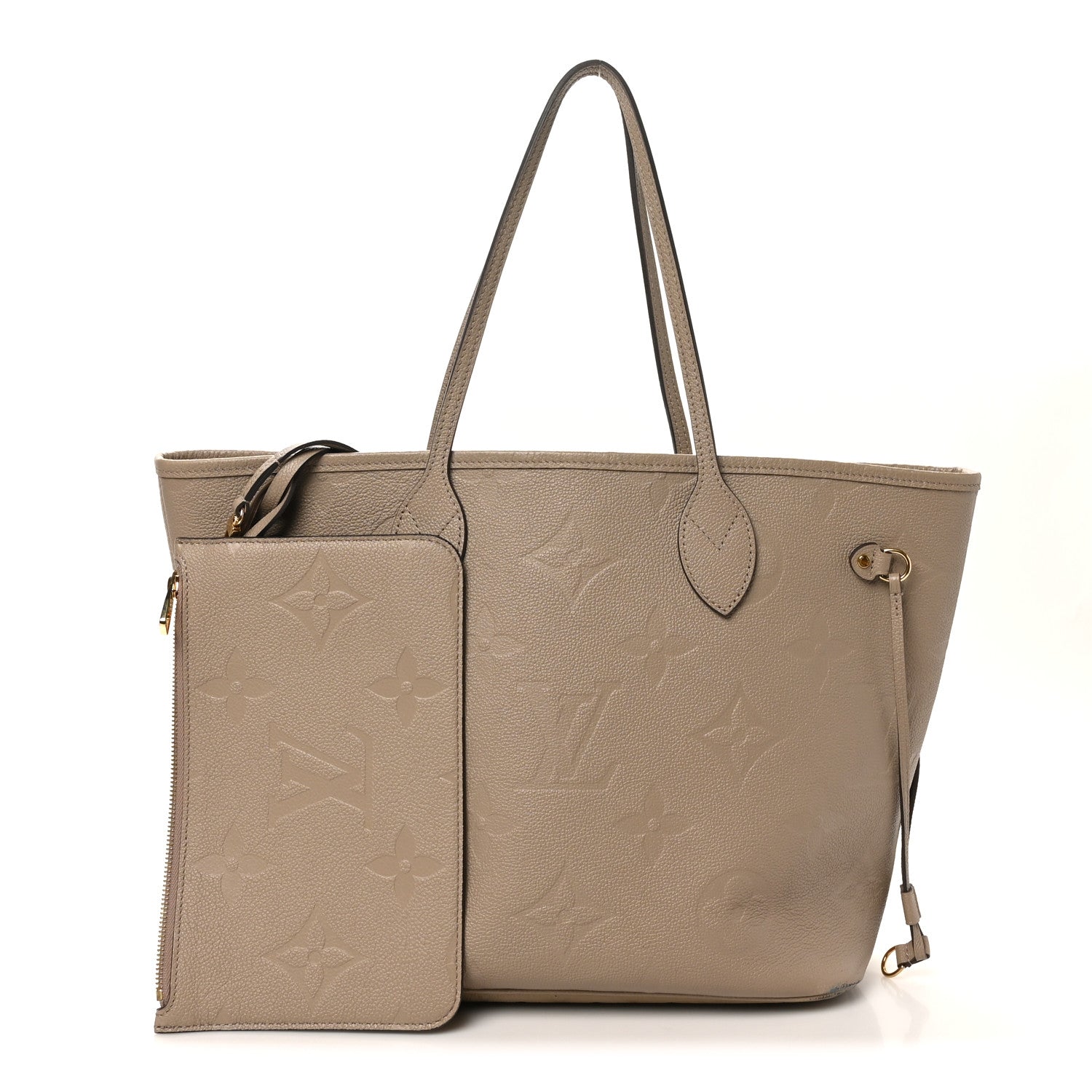 Louis Vuitton Empreinte Monogram Giant Neverfull MM Tourterelle 3 of 11