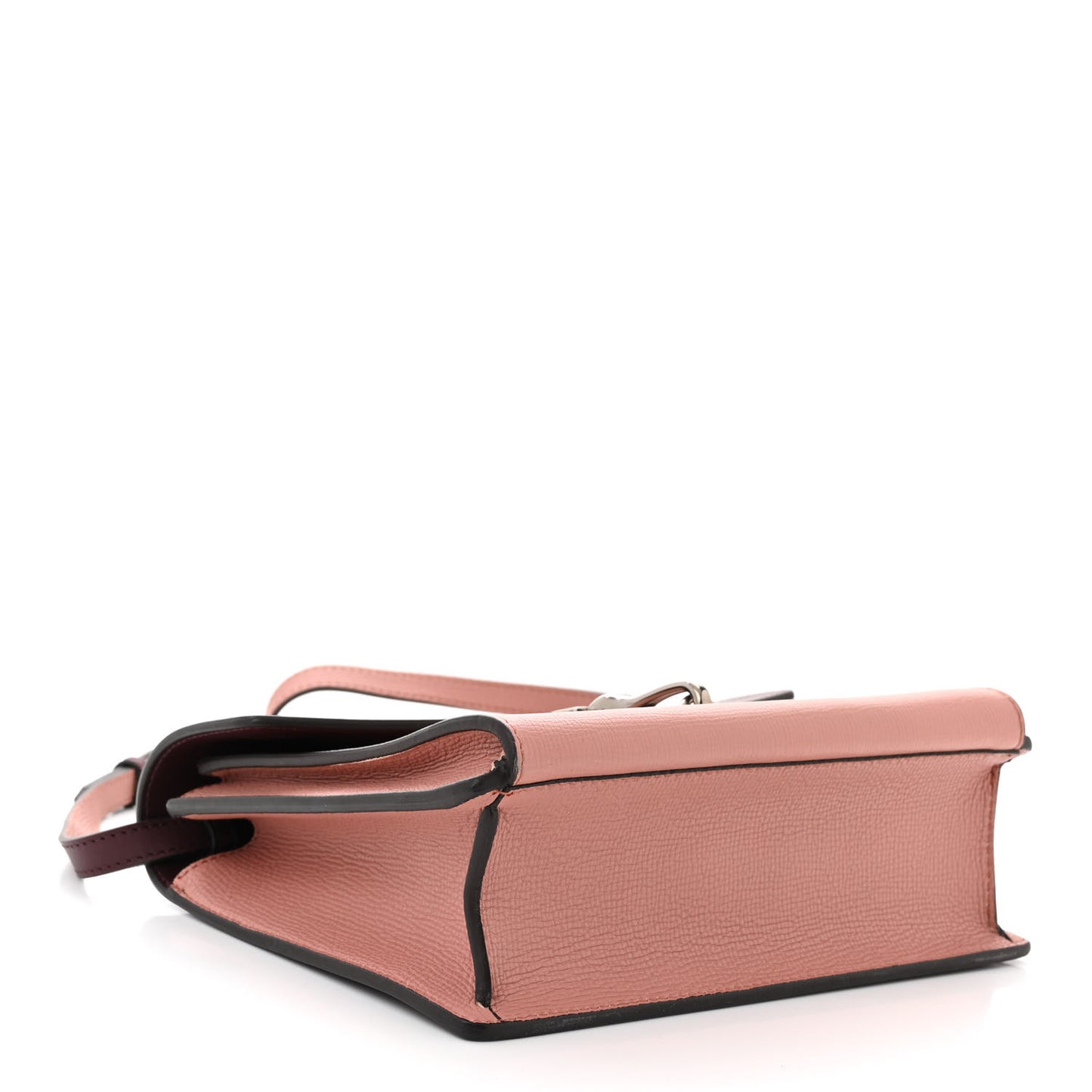 Derby Calfskin Bi-Color Small Macken Crossbody Bag Dusty Rose