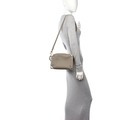 Louis Vuitton Calfskin Side Trunk MM Taupe 2 of 10